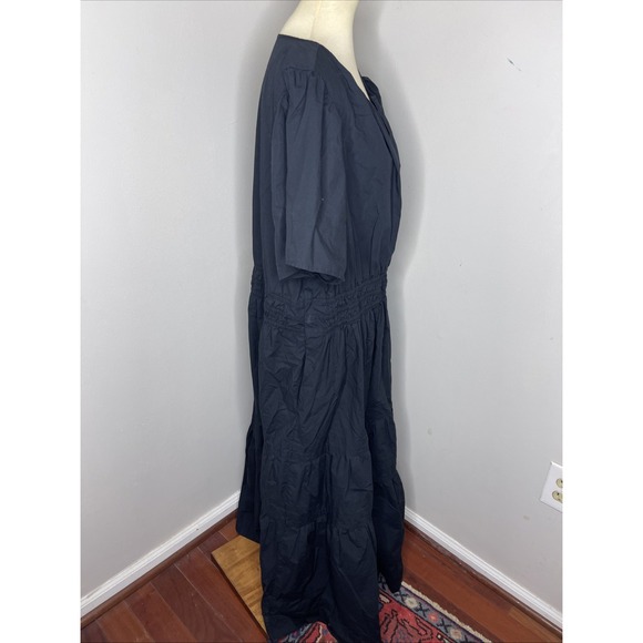 Anthropologie Womens The Somerset Maxi Dress Pullover Black‎ Plus Size 3X - Picture 6 of 11